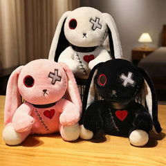 Arrival Halloween Dark Reborn Rabbit Tough Little Rabbit Doll Plush Toy