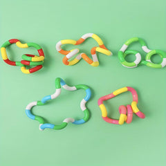 5 Multicolor Fidget Toys Sensory Items Stress Relief Educational Toys