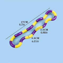 5 Multicolor Fidget Toys Sensory Items Stress Relief Educational Toys
