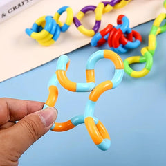 5 Multicolor Fidget Toys Sensory Items Stress Relief Educational Toys