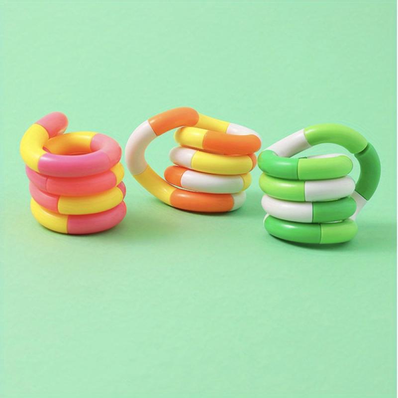 5 Multicolor Fidget Toys Sensory Items Stress Relief Educational Toys