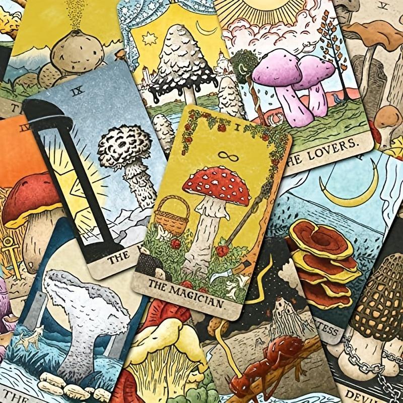 Mushroom Hunter's Tarot Deck - Fortune Telling Game