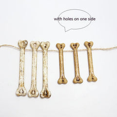 DIY Undead Halloween Decorations with Bone Holes and Threadable Bones