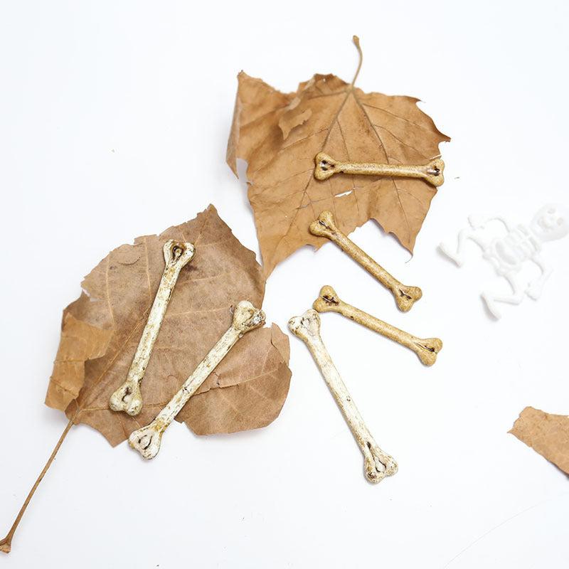 DIY Undead Halloween Decorations with Bone Holes and Threadable Bones