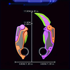3D Printing Folding Claw Radish Jump Training Toy