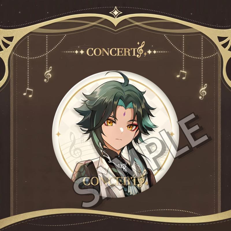 Anime Cartoon Concert Badges, Shining Tinplate Brooch, Funny Collection