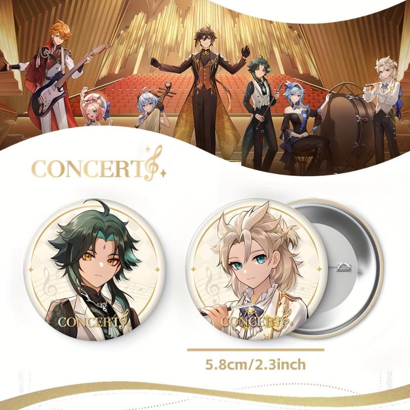 Anime Cartoon Concert Badges, Shining Tinplate Brooch, Funny Collection