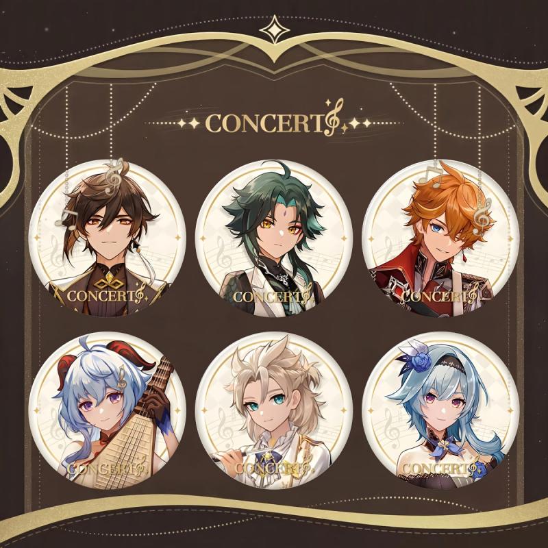 Anime Cartoon Concert Badges, Shining Tinplate Brooch, Funny Collection