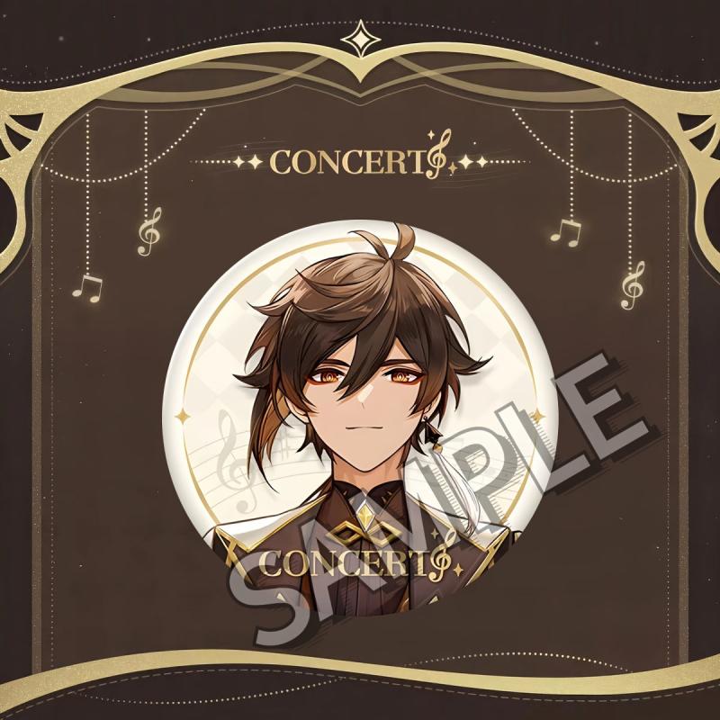 Anime Cartoon Concert Badges, Shining Tinplate Brooch, Funny Collection