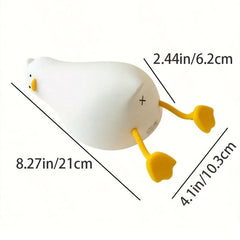Duck Night Light Led Squishy Animal Silicone Kids Lamp USB Charging