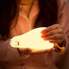 Duck Night Light Led Squishy Animal Silicone Kids Lamp USB Charging