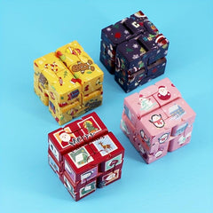 Christmas Infinity Magic Cube Anxiety Relief Wear Time Fingertip Flip Cube