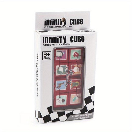 Christmas Infinity Magic Cube Anxiety Relief Wear Time Fingertip Flip Cube