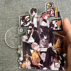 Anime Figure Acrylic Stand Toy Model Cartoon Action Desk Decor Gift