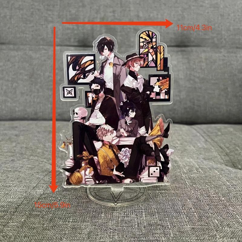 Anime Figure Acrylic Stand Toy Model Cartoon Action Desk Decor Gift