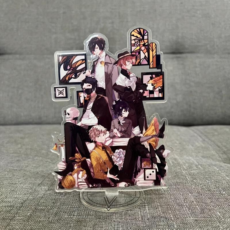 Anime Figure Acrylic Stand Toy Model Cartoon Action Desk Decor Gift