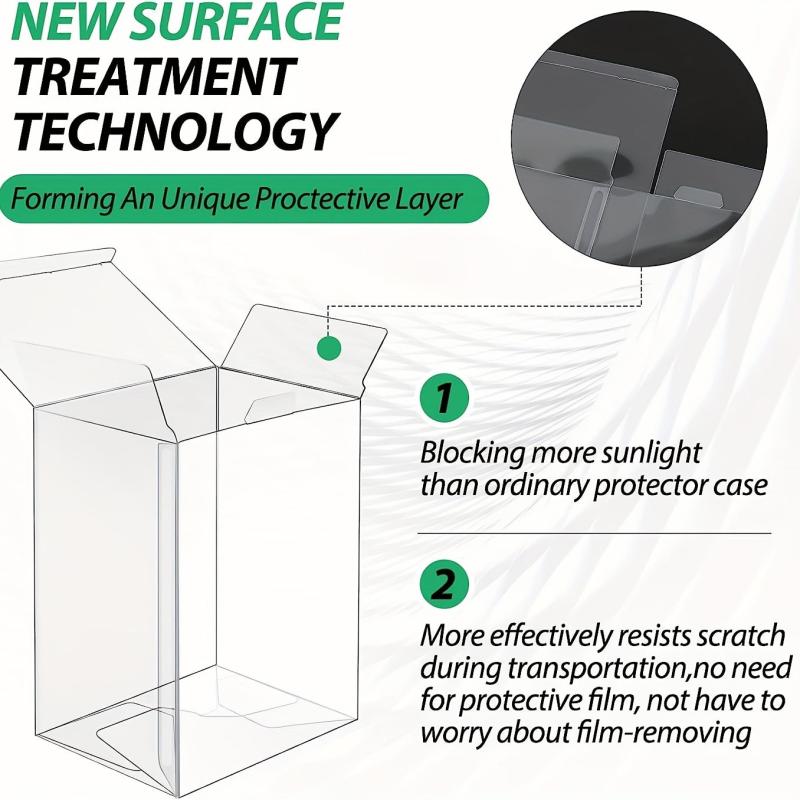 10 Pack Pop Protector Case 4 Inch Clear PET Boxes Protector