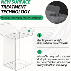 10 Pack Pop Protector Case 4 Inch Clear PET Boxes Protector