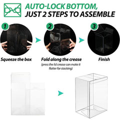 10 Pack Pop Protector Case 4 Inch Clear PET Boxes Protector