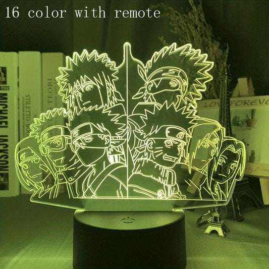 Anime 3D Night Light Acrylic Sheet Home Room Decor 3D Lamp Board