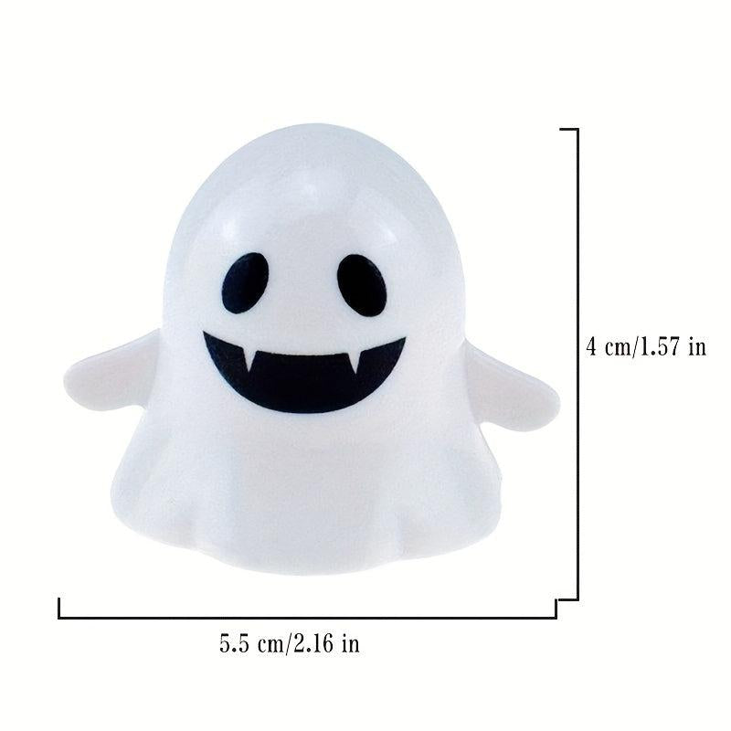 Halloween Clockwork Toy Jumping Teeth On Chain Pumpkin Skull