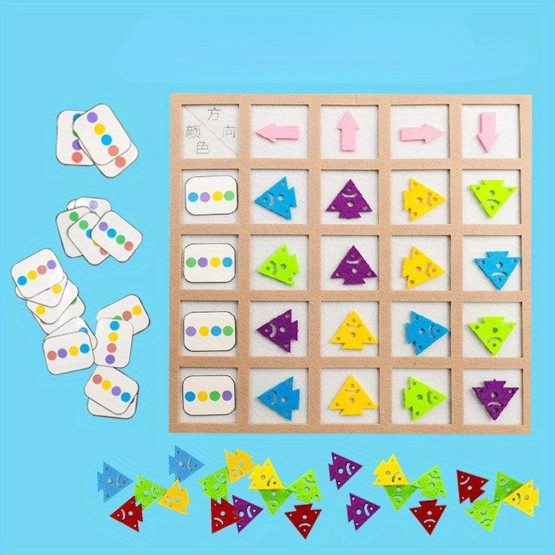 Kindergarten Puzzle Play Toy Fish Find Direction Thinking Training