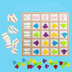 Kindergarten Puzzle Play Toy Fish Find Direction Thinking Training