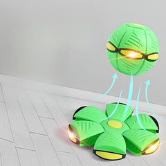 Elastic Pedal Ball Flying Saucer Ball Decompression Luminous Toy