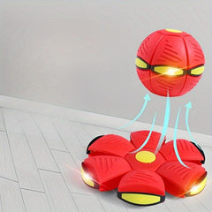 Elastic Pedal Ball Flying Saucer Ball Decompression Luminous Toy