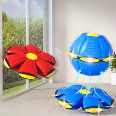 Elastic Pedal Ball Flying Saucer Ball Decompression Luminous Toy