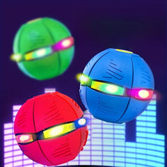 Elastic Pedal Ball Flying Saucer Ball Decompression Luminous Toy