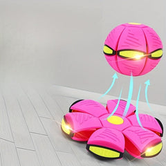 Elastic Pedal Ball Flying Saucer Ball Decompression Luminous Toy