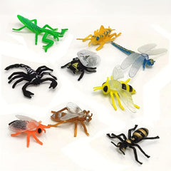 12pcs Mini Flying Insect Model Toys For Children Simulation Insect Decoration