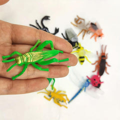 12pcs Mini Flying Insect Model Toys For Children Simulation Insect Decoration