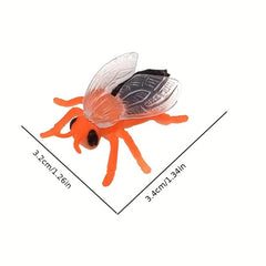 12pcs Mini Flying Insect Model Toys For Children Simulation Insect Decoration