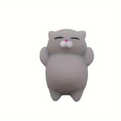Silicone Cat Top Pressure Relief Toy - Gift Desktop Decoration