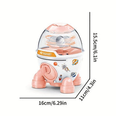 Mini Piggy Bank Space Rocket Astronaut Gift Money Toy