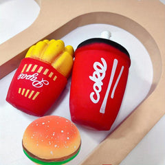 Squishy Food Hamburger Fries Soda Stress Reliever