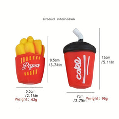 Squishy Food Hamburger Fries Soda Stress Reliever