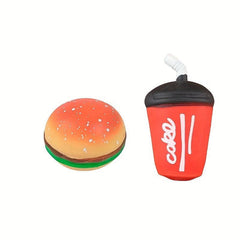 Squishy Food Hamburger Fries Soda Stress Reliever
