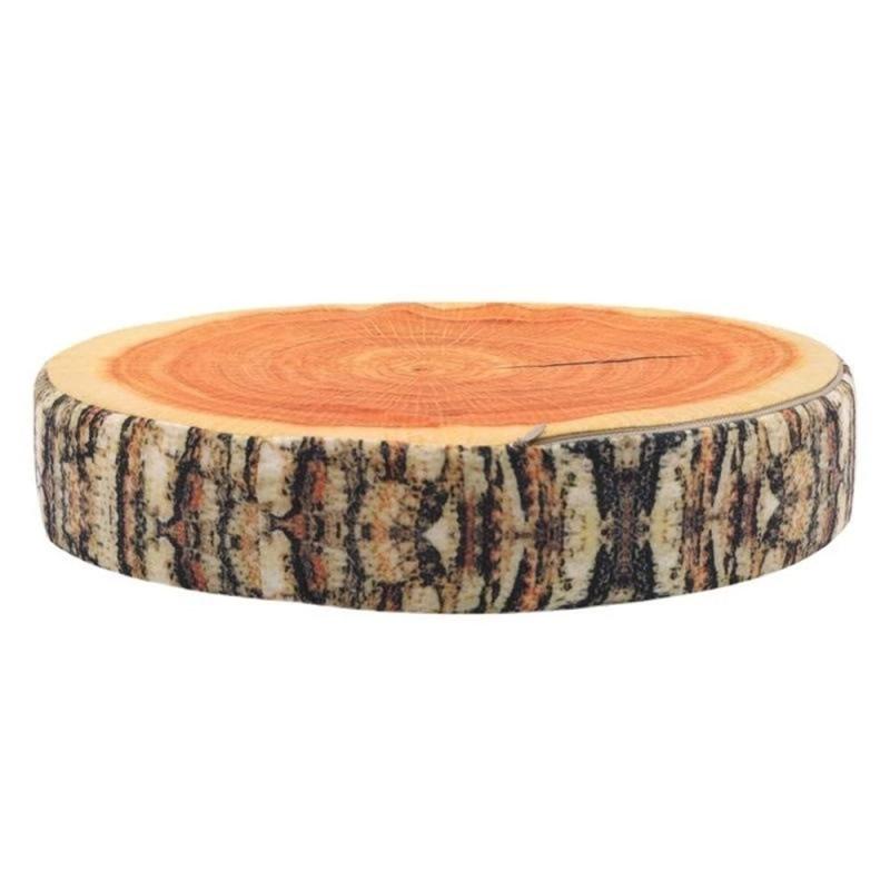 Plush Stump Decorative Pillow - Home & Car Seat Cushion