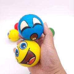 12pcs PU Sponge Balls Fun Mood Squeeze Stretch Balls Office Toys
