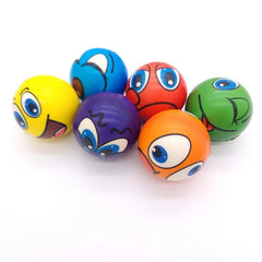 12pcs PU Sponge Balls Fun Mood Squeeze Stretch Balls Office Toys