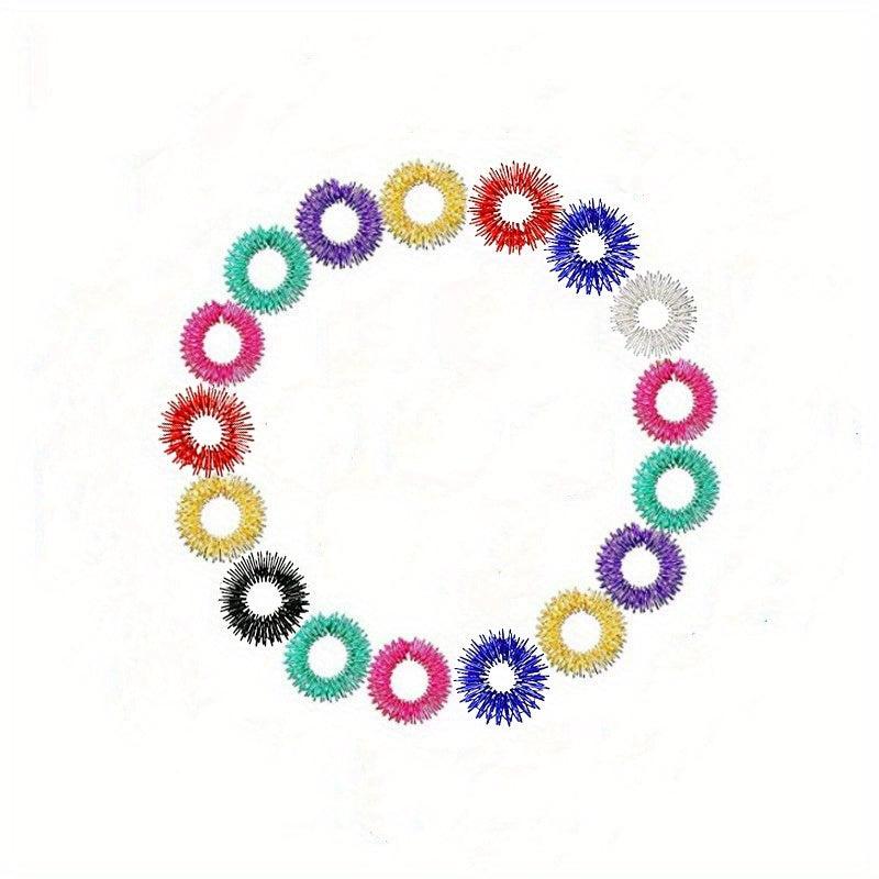 Mini Spring Finger Massage Rings - Set of 10 or 20pcs