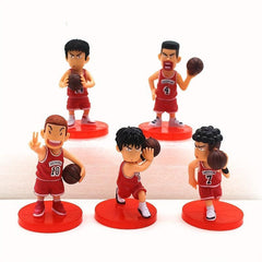 5-Piece Basketball Cartoon Anime Figures Set - Ideal Birthday or Christmas Gift