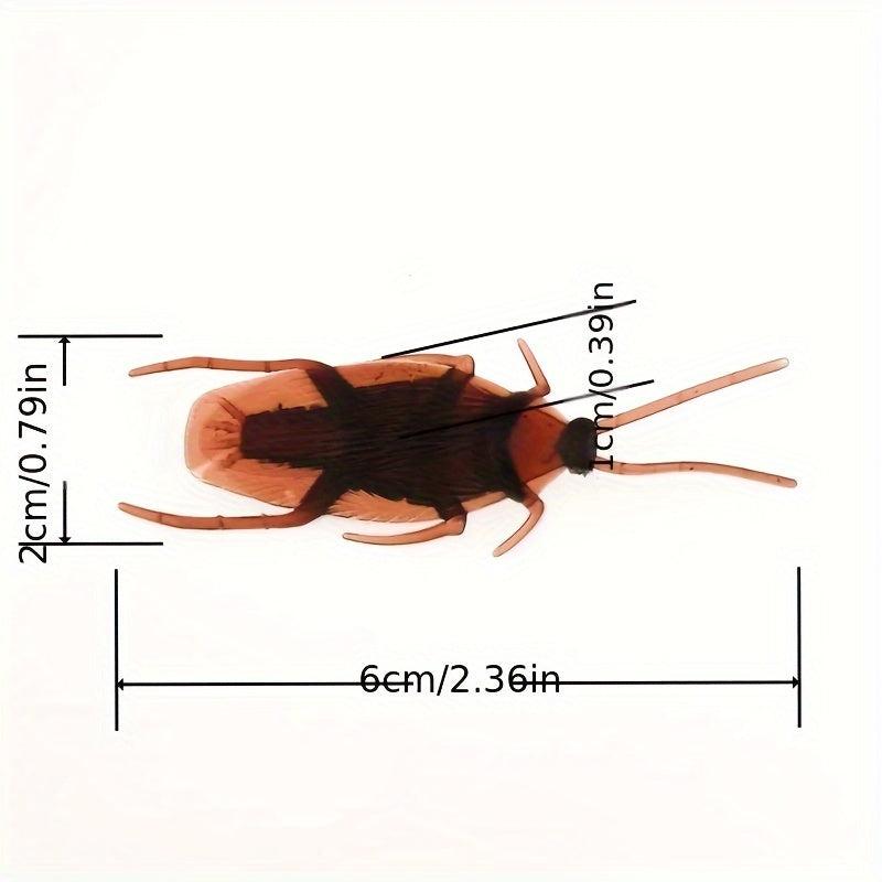 Realistic Cockroach Bug Prank Scary Toy