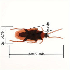 Realistic Cockroach Bug Prank Scary Toy