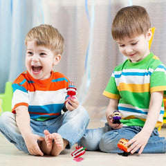 7pcs Chattering Teeth Funny Walking Toy, Halloween Party Favors