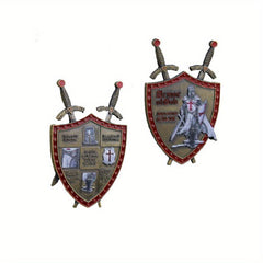 Shield Challenge Coin Armor Of God Military Coin Knight Fencing Equipment