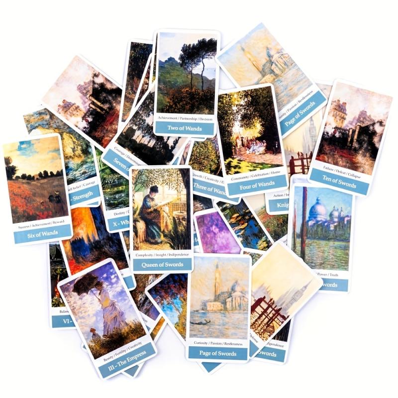 Monet Impressionism Art Tarot Deck